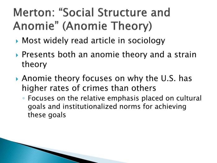 Anomie crime theory strain merton structure social theories ppt powerpoint presentation limited