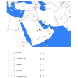 Use the map below to identify the labeled locations.